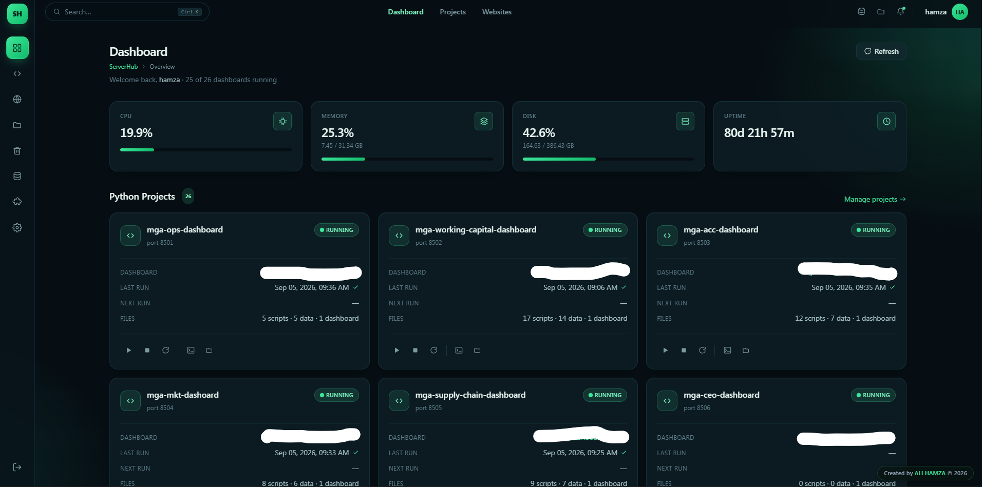 Linux VPS Control Panel